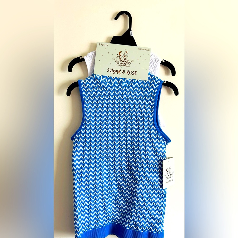 DOUBLE DEAL 2 PACK ESSENTIAL TANKS 💙🐟🩵
